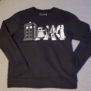 Medium Black Doctor Who Sweatshirt